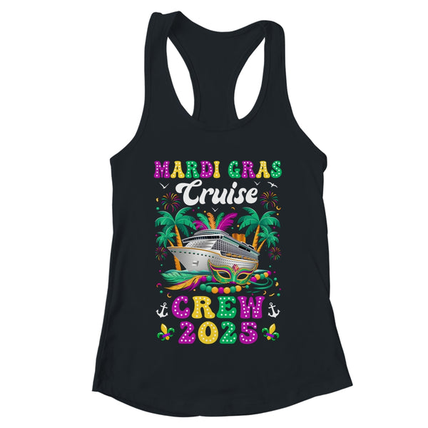 Mardi Gras Cruise Crew 2025 Trip New Orleans Family Matching Shirt Tank Top Women s Ideal Racerback Tank Dark Grey 600x 1.jpg