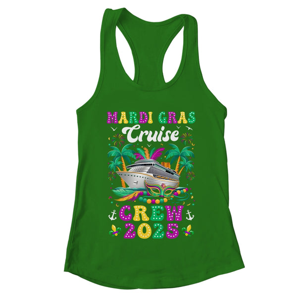 Mardi Gras Cruise Crew 2025 Trip New Orleans Family Matching Shirt Tank Top Women s Ideal Racerback Tank Kelly Green 600x 1.jpg