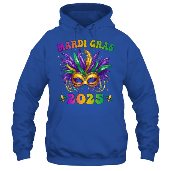 Mardi Gras 2025 Mask Feathers Mardi Gras Family Costume Cute Shirt Tank Top Pullover Hoodie Royal 600x.jpg
