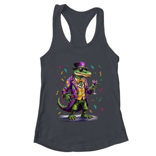 Mardigator Mardi Gras Alligator Costume Men Women Party Women s Ideal Racerback Tank Black 600x.jpg