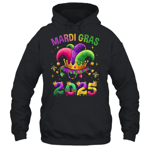 Mardi Gras 2025 Jester Outfit Kids Girls Boys Men Women Shirt Tank Top Pullover Hoodie Black 600x 2.jpg