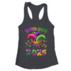 Mardi Gras 2025 Jester Outfit Kids Girls Boys Men Women Shirt Tank Top Women s Ideal Racerback Tank Black 600x 2.jpg