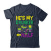 He s My Drunker Half Matching Couple Girlfriend Mardi Gras Classic T Shirt Navy 600x 1.jpg