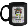 Messy Bun Hair Glasses New Orleans Carnival Mardi Gras Mama Mug 11oz Mug Black front 600x.jpg