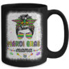Messy Bun Hair Glasses New Orleans Carnival Mardi Gras Mama Mug 15oz Mug Black back 600x.jpg