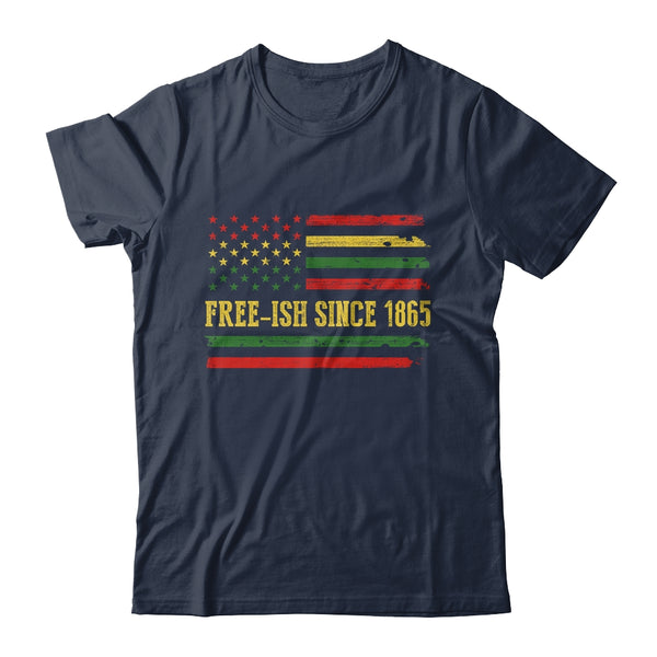 Freeish Since 1865 Juneteenth Black History Flag African Classic T Shirt Navy 600x 1.jpg