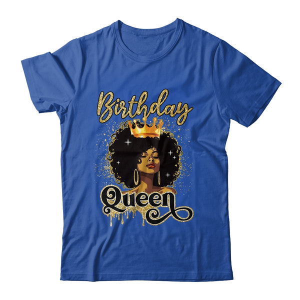 Melanin Queen Birthday Afro Black Girls African American Classic T Shirt Royal 600x.jpg