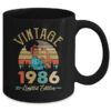 Vintage 1986 36th Birthday Afro Black Woman 36 Years Old Mug 11oz Mug Black back 600x.jpg