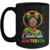 Miss Juneteenth Freedom Black American African Women Girl Mug 15oz Mug Black front 600x 1.jpg