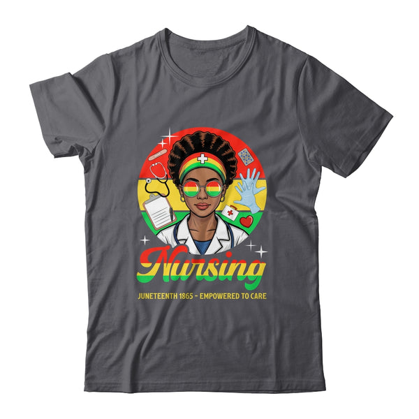 Juneteenth Nurse Pride Afro American Healthcare Worker Shirt Tank Top Classic T Shirt Dark Heather 600x 1.jpg