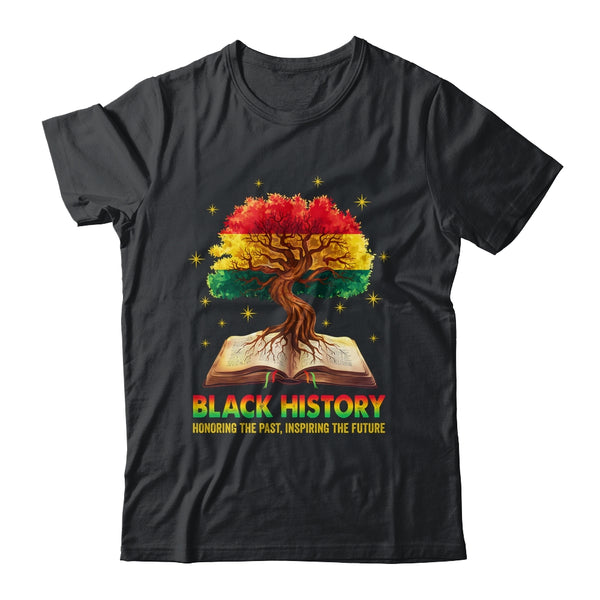 Honoring Past Inspiring Future Men Women Black History Month Shirt Hoodie Classic T Shirt Black 600x.jpg