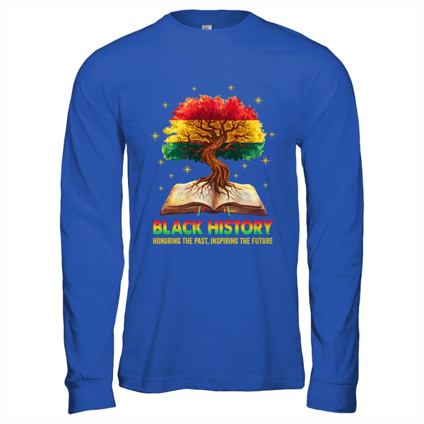 Honoring Past Inspiring Future Men Women Black History Month Shirt Hoodie Long Sleeve T Shirt Royal 600x 1.jpg