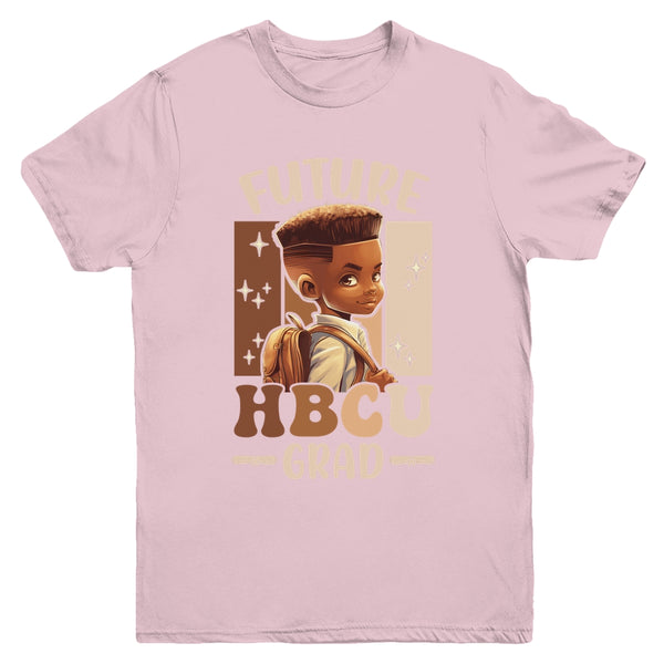Future HBCU Grad Kids Black Boy Afro Black History Month Youth Shirt Youth T Shirt Light Pink 600x.jpg