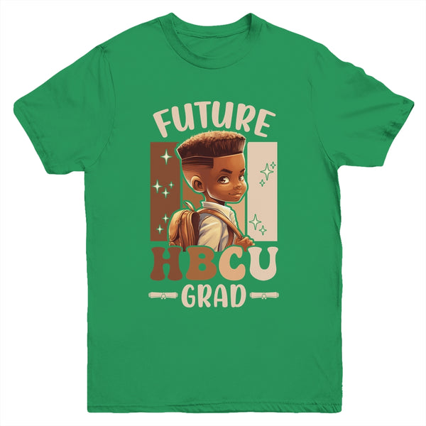 Future HBCU Grad Kids Black Boy Afro Black History Month Youth Shirt Youth T Shirt Irish Green 600x.jpg