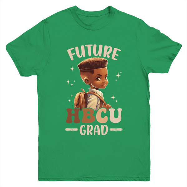 Future HBCU Grad History Black Boy Graduation HBCU Kids Youth Shirt Youth T Shirt Irish Green 600x.jpg