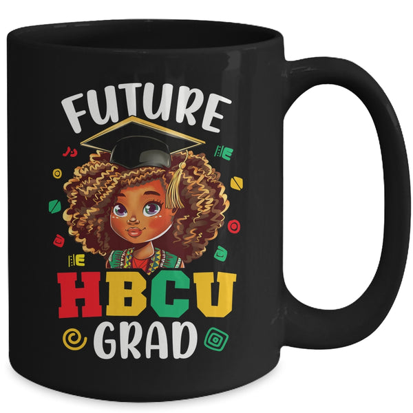 Future HBCU Grad Black Girl Kids Afro Black History Month Mug 15oz Mug Black back 600x.jpg