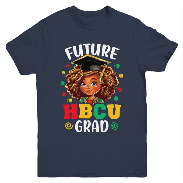 Future HBCU Grad Black Girl Kids Afro Black History Month Youth Shirt Youth T Shirt Navy 600x.jpg