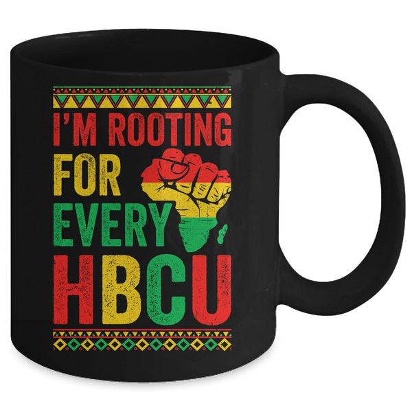 HBCU Black History Month I m Rooting For Every HBCU Educated Mug 11oz Mug Black back 600x.jpg
