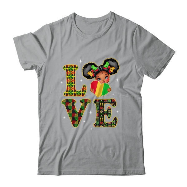Love Black History Month Strong African Girls Kids Shirt Hoodie Classic T Shirt Sport Grey 600x.jpg