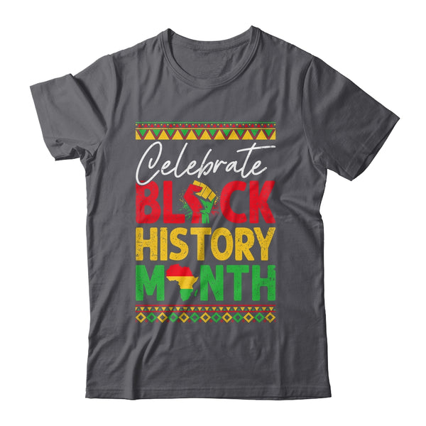 Celebrate Black History Month African For Men Women Kids Shirt Hoodie Classic T Shirt Dark Heather 600x.jpg