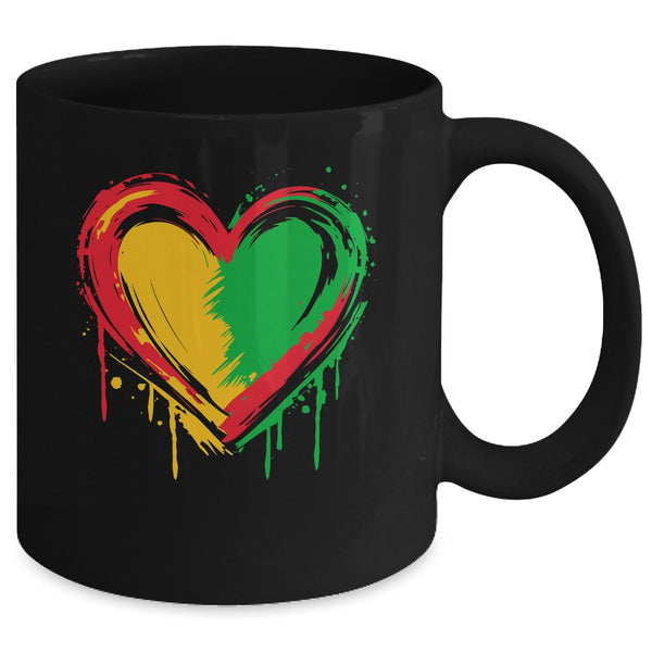 African Heart Black History Month African American Men Women Mug 11oz Mug Black back 600x.jpg