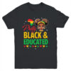 Pretty Black And Educated Girls Black History Kids Girls Youth Shirt Youth T Shirt Black 600x.jpg