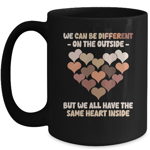 Same Heart Inside Black History Month African Women Men Mug 15oz Mug Black front 600x.jpg