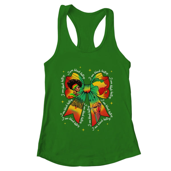 Black History Month Coquette Bow Juneteenth African American Shirt Tank Top Women s Ideal Racerback Tank Kelly Green 600x.jpg