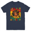 I Am Black History Month Black Melanin Kids Girls African Youth Shirt Youth T Shirt Navy 600x.jpg