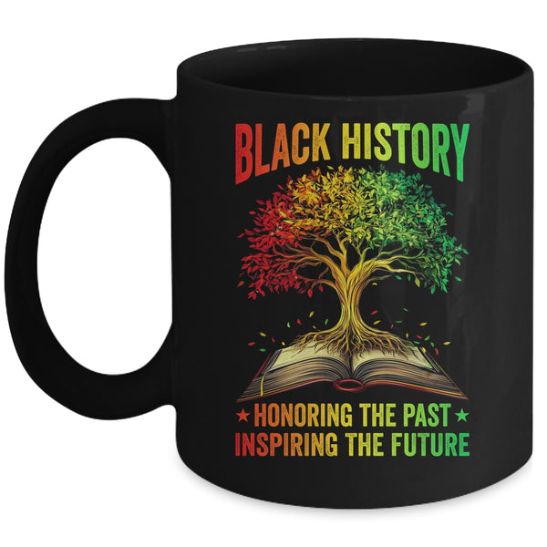 Black History Month Inspiring The Future African Tree Roots Mug 11oz Mug Black front 600x.jpg