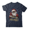 Funny African American Santa Christmas Family Matching Men Shirt Sweatshirt Classic T Shirt Navy 600x.jpg