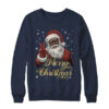 Funny African American Santa Christmas Family Matching Men Shirt Sweatshirt Crewneck Sweatshirt Navy 600x.jpg