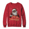 Funny African American Santa Christmas Family Matching Men Shirt Sweatshirt Crewneck Sweatshirt Red 600x.jpg