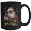Funny African American Santa Christmas Family Matching Men Mug 15oz Mug Black back 600x.jpg