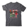 Merry Christmas Black Afro African Santa Hat ELF Melanin Shirt Sweatshirt Classic T Shirt Dark Heather 600x.jpg