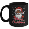 African American Santa Christmas Vintage Afro Black X Mas Mug 11oz Mug Black front 600x.jpg