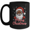 African American Santa Christmas Vintage Afro Black X Mas Mug 15oz Mug Black front 600x.jpg