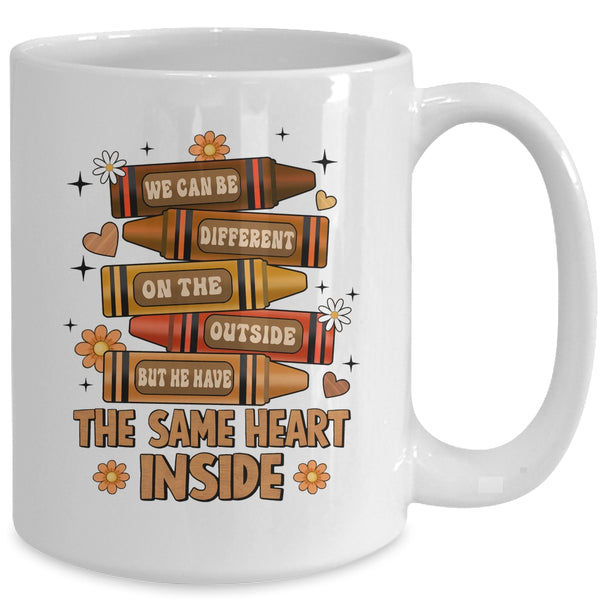 The Same Heart Inside Black History Month Juneteenth Melanin Mug 15oz Mug White back 600x 1.jpg