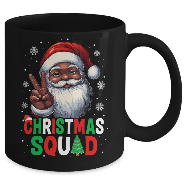Christmas Squad Santa Afro Men Proud Black African American Mug 11oz Mug Black back 600x.jpg