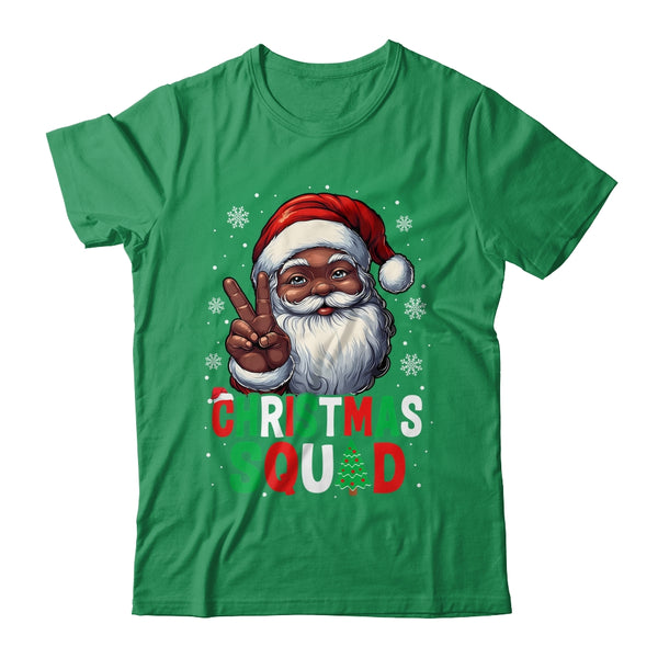 Christmas Squad Santa Afro Men Proud Black African American Shirt Sweatshirt Classic T Shirt Irish Green 600x.jpg