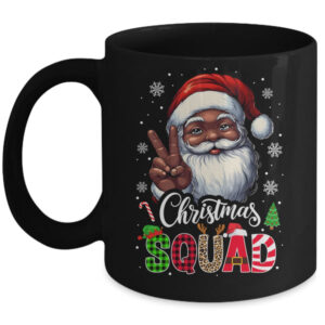 Christmas Squad Santa Afro Man Proud Black African American Mug 11oz Mug Black front 600x.jpg