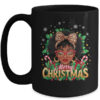 Merry Christmas African American Black Women Afro Messy Bun Mug 15oz Mug Black front 600x.jpg