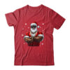 African American Santa Christmas Cool Afro Black X Mas Classic T Shirt Red 600x.jpg