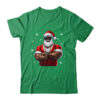 African American Santa Christmas Cool Afro Black X Mas Classic T Shirt Irish Green 600x.jpg