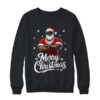 African American Santa Christmas Cool Afro Black Men Crewneck Sweatshirt Black 600x.jpg