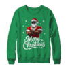African American Santa Christmas Cool Afro Black Men Crewneck Sweatshirt Irish Green 600x.jpg
