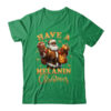 Have A Melanin Christmas African American Santa Afro Proud Classic T Shirt Irish Green 600x.jpg