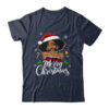 Merry Christmas Black Women African Girl Santa Hat Xmas Shirt Sweatshirt Classic T Shirt Navy 600x.jpg