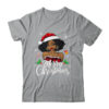 Merry Christmas Black Women African Girl Santa Hat Xmas Shirt Sweatshirt Classic T Shirt Sport Grey 600x.jpg