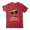 Merry Christmas Black Women African Girl Santa Hat Xmas Shirt Sweatshirt Classic T Shirt Red 600x.jpg